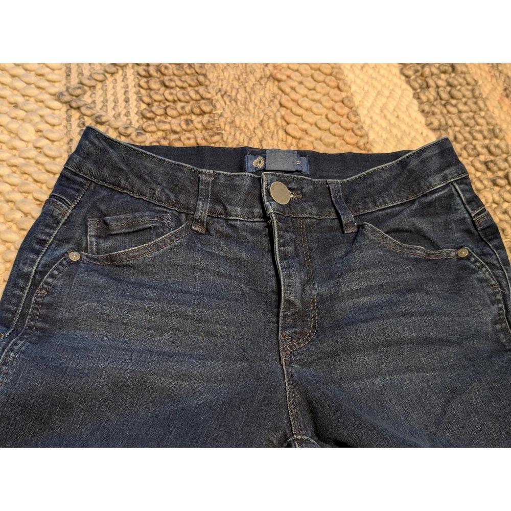 Democracy Ab solution Bootcut Jeans Dark Wash Indigo size 8 petite - Picture 4 of 11